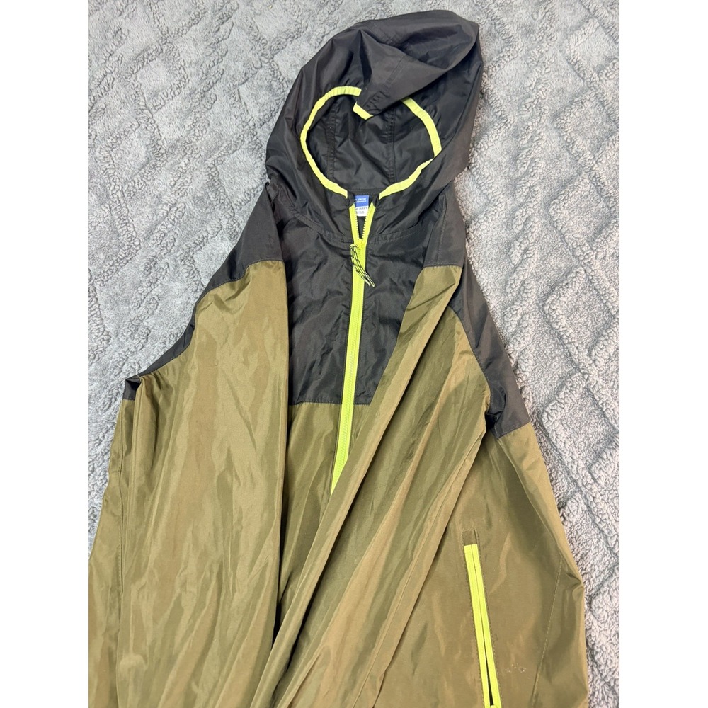 Old Navy Boys Large (14-16) Lightweight Jacket With Hood navy/olive
